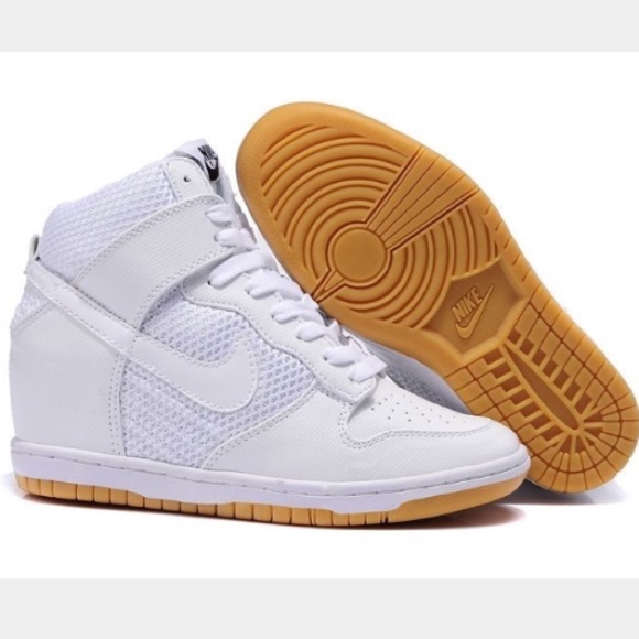 nike dunk sky hi white